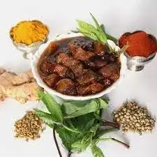Authentic chicken gongura pickle with Andhra spices
