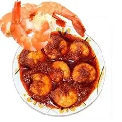 Traditional Andhra prawns pickle homemade style

